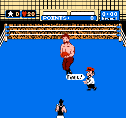 Mario in Punch-Out